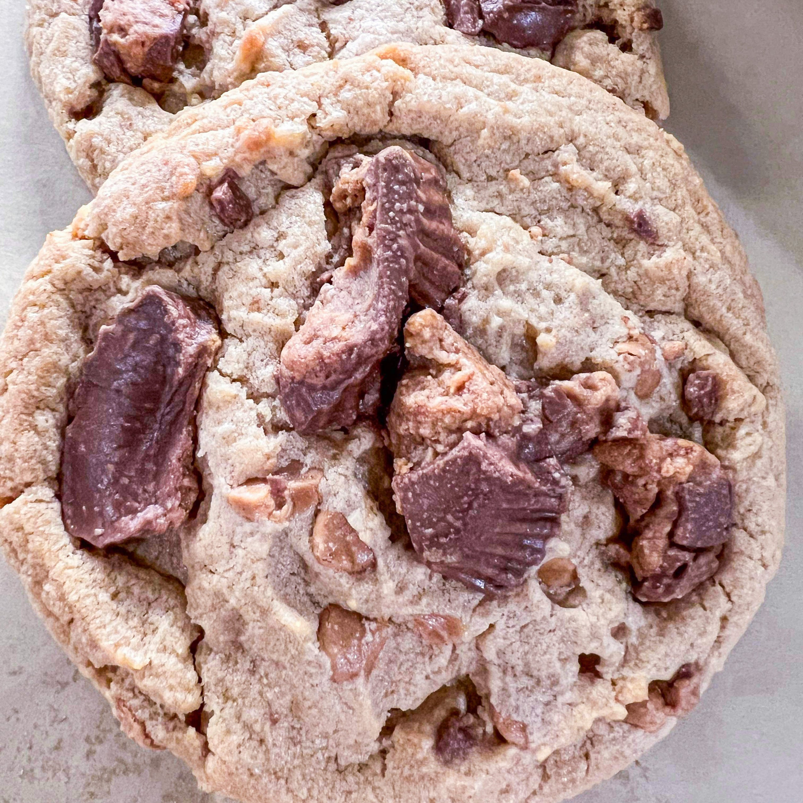 Reese's Peanut Butter Chunk Cookies The Sweet Shoppe of the South